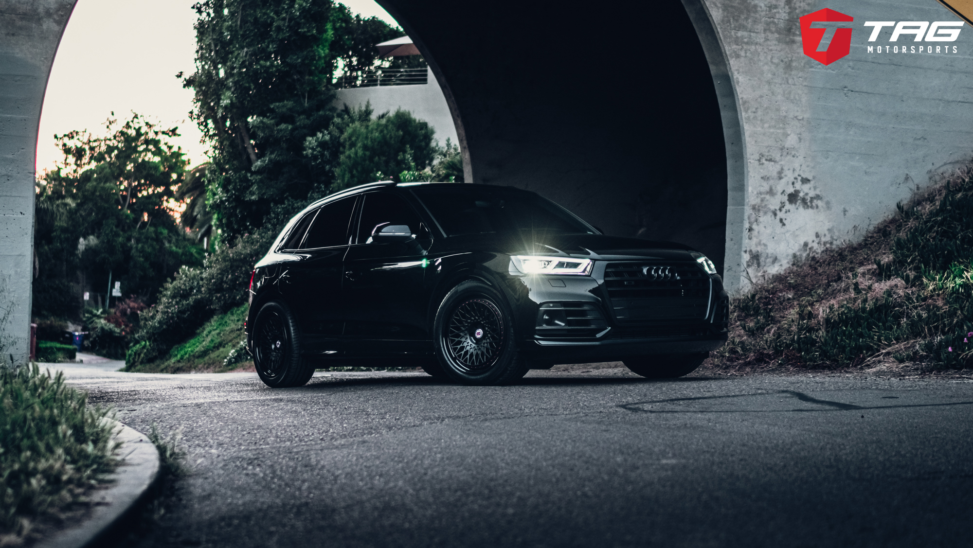 2019 AUDI SQ5 ON HRE VINTAGE 501 + CETE LOWERING MODULE + TAG Motorsports
